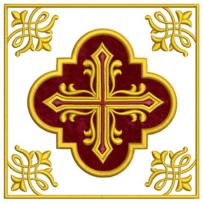 Matriz de matriz Matriz De Bordado Conjunto De  Alfaias Cruz78